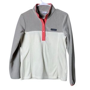 Columbia Womens Fleece Jacket Size Small Quarter Zip Gorpcore Hiking‎ Ath…